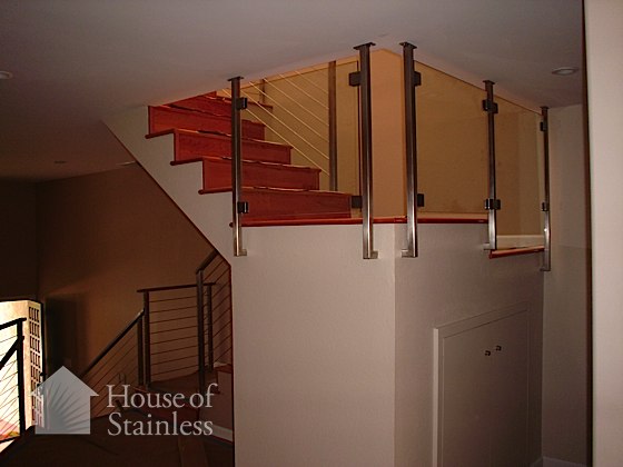 Stainless and Glass Landing Protector Photo
